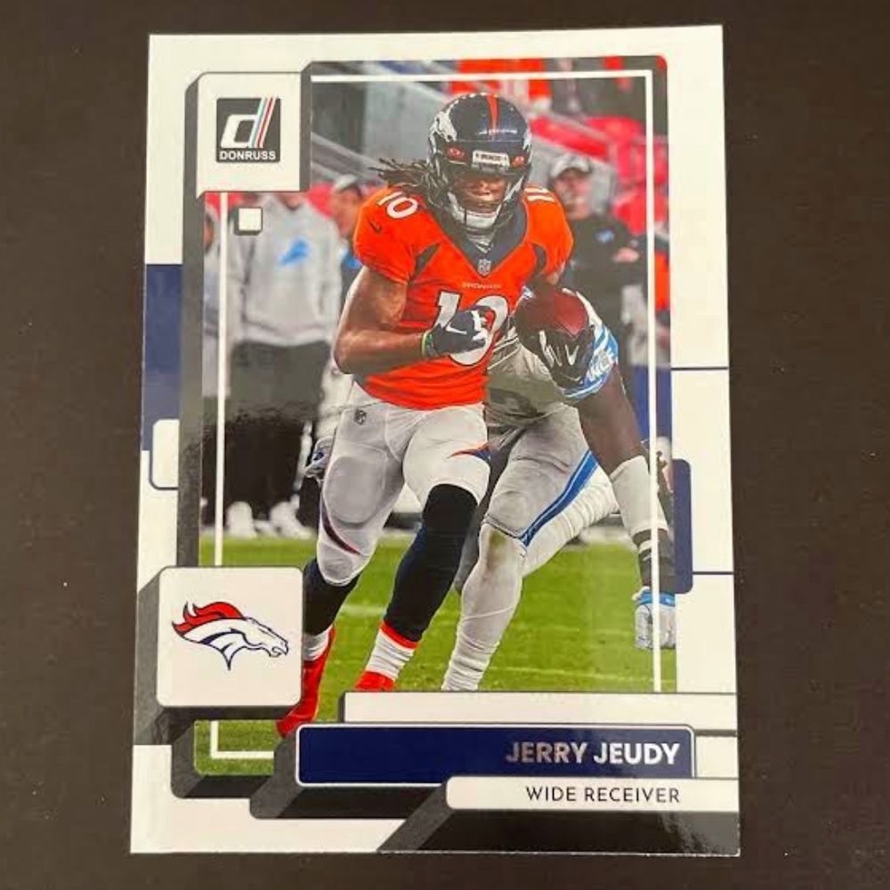 Jerry Jeudy: Denver Broncos, Wide Receiver 2022 Panini Donruss Football #263